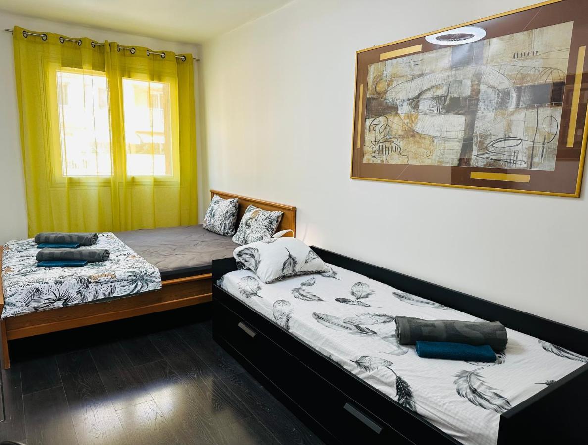 The Nice - 3 Rooms, 3Air Cond, 3Tv, 3Fans, 2 Wc, Wifi Everywhere 5Min Aeroport, Train, Beach, 1Min Tram, 15 Min Centre, Port, Parking Possible Dış mekan fotoğraf